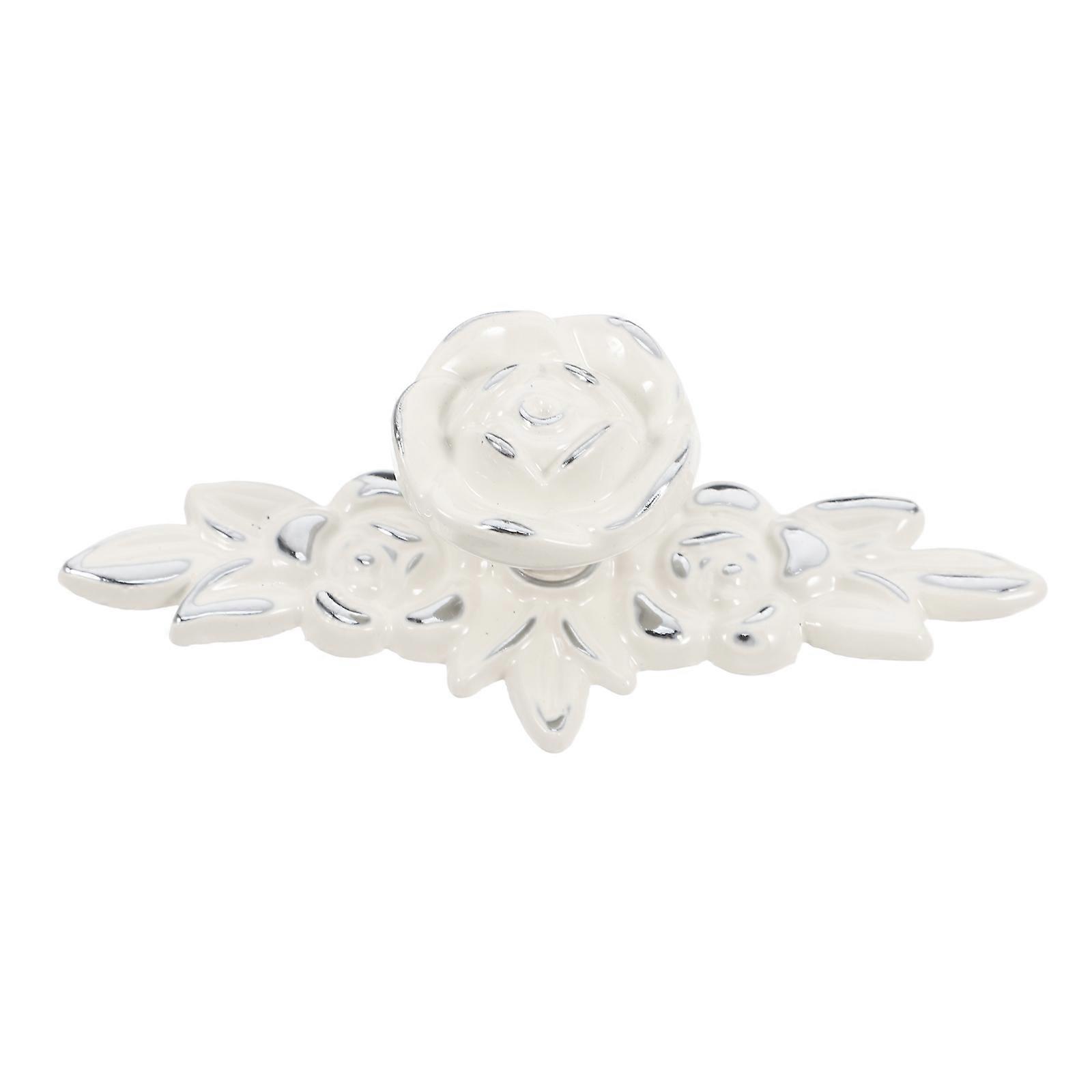 Assorted Color Rose Design Cabinet Knobs for Furniture Use