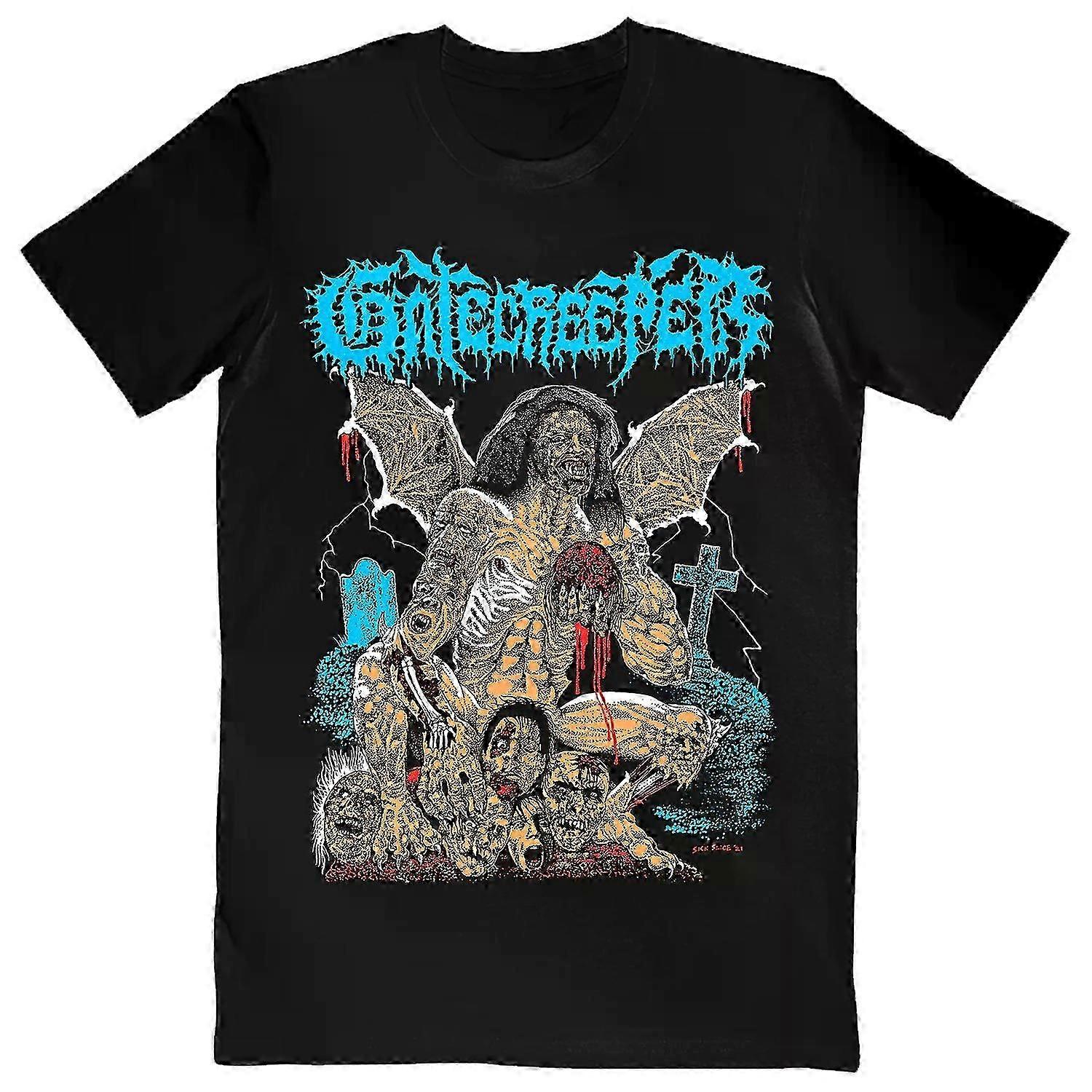 GatecreeperTricou Sick Slice cu stil retro wave