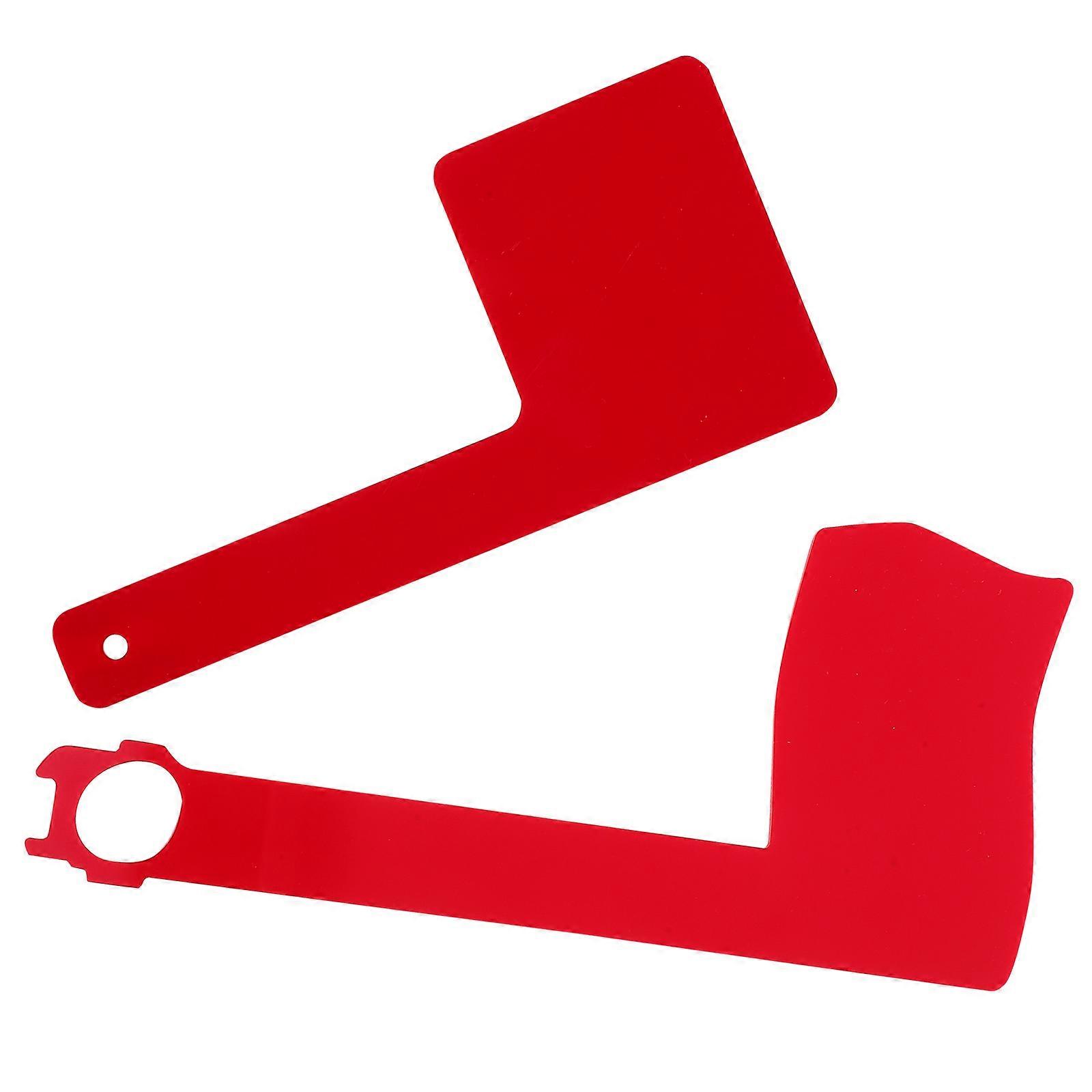 Red Mailbox Flag Replacement Acrylic for Home Use with Unique Rotating Design and Durable WeatherResistant Material