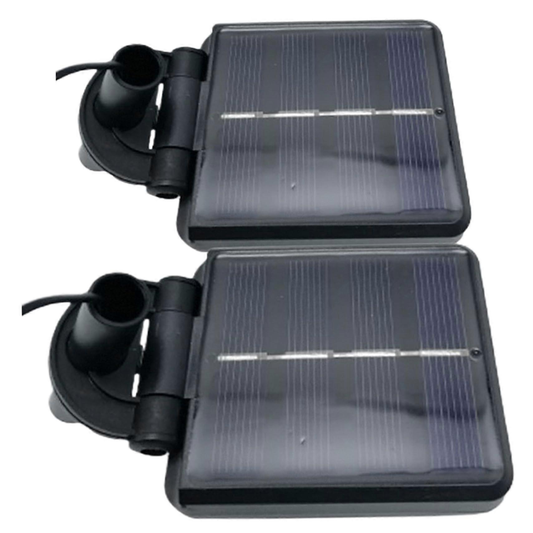 Solar Light  Replacement 2.5x3 Inch, 2 Pcs, Waterproof Battery Box, Sensor, Outdoor Garden