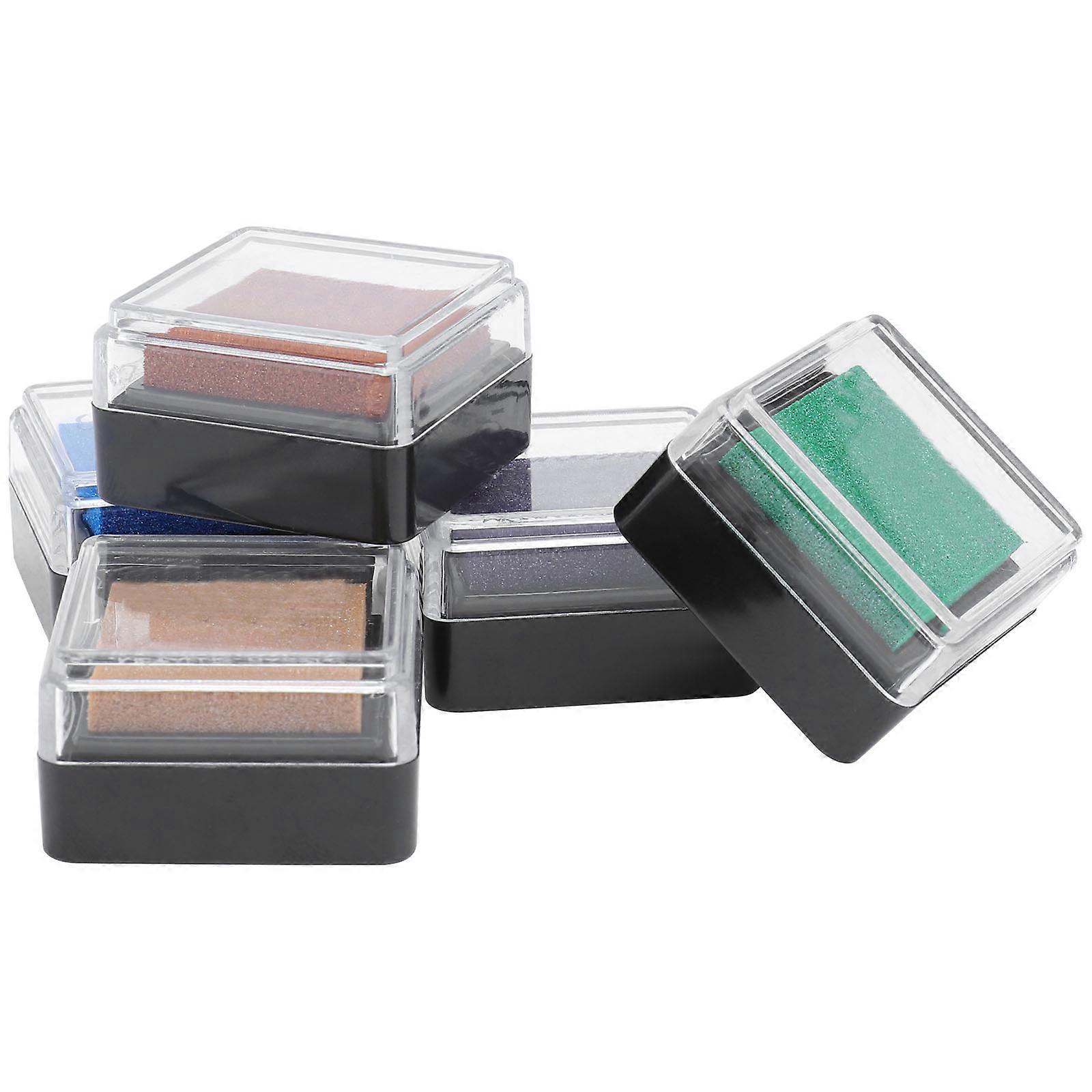Ink Pads Mini Ink Pads Suitable for Crafts Making 10Pcs Assorted Colors