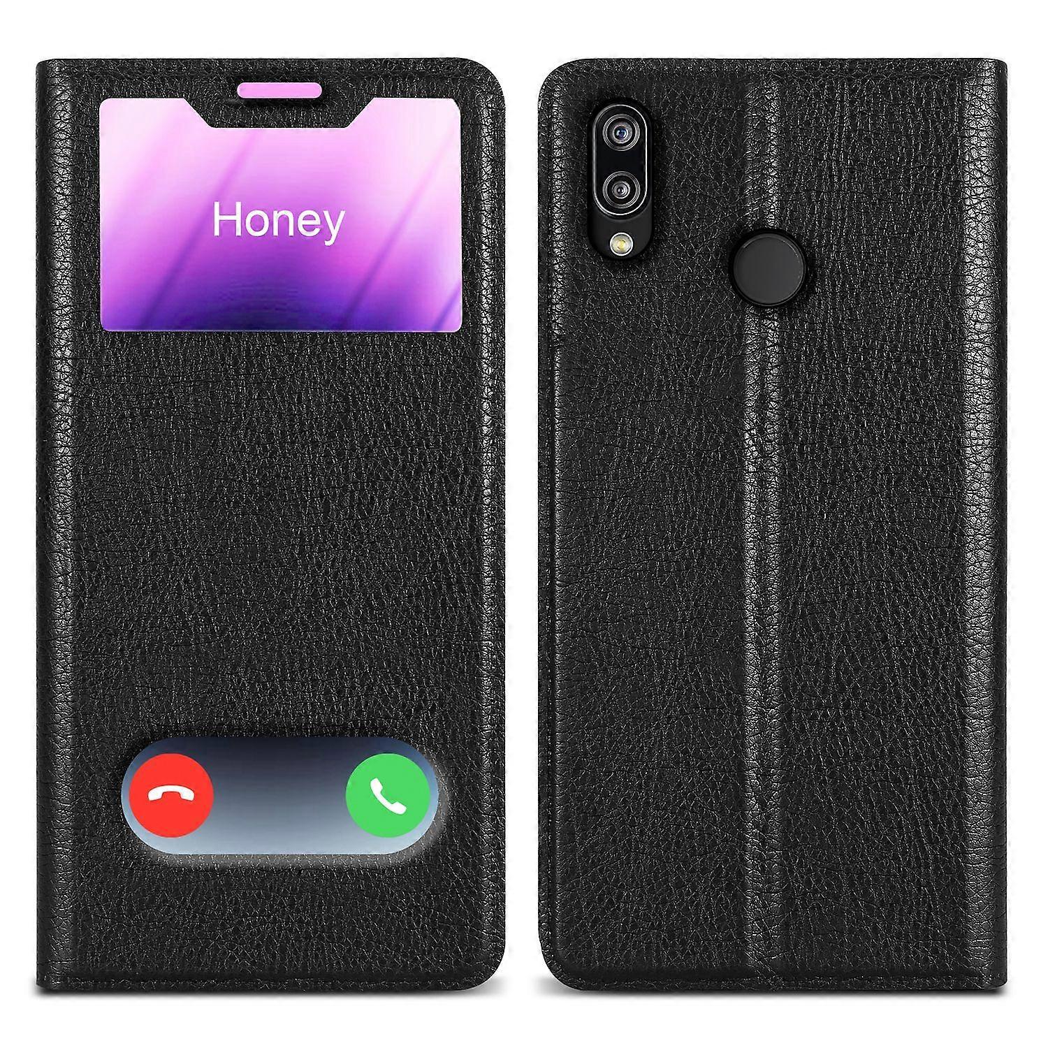 Coque Huawei P20 LITE 2018 / NOVA 3E - avec 2 fenêtres de visualisation