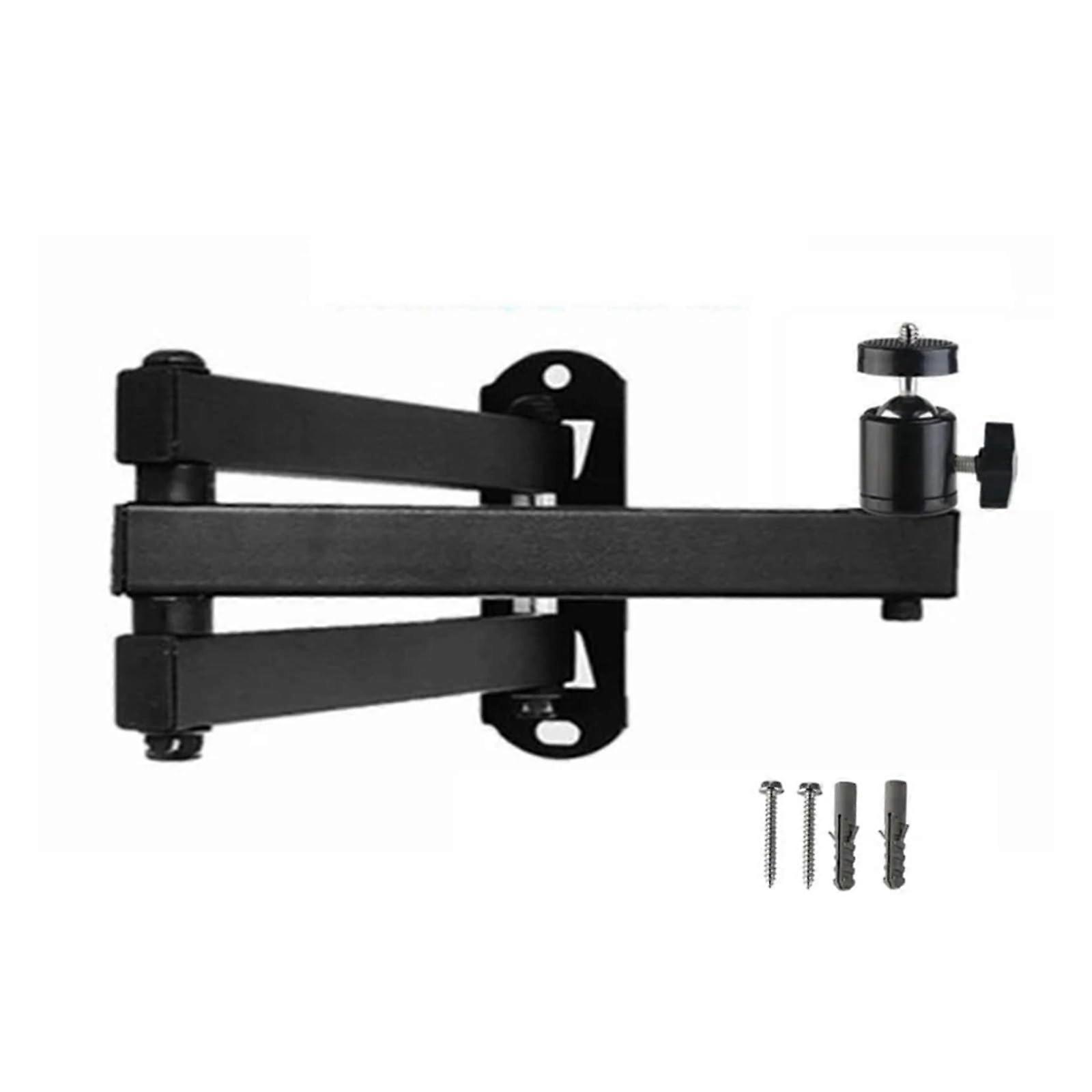Foldable Projector Hanging Holder Wall Mount Stand With 1/4 Inch Screw Size For Ceiling Wall Mount ThreeArm 80cm