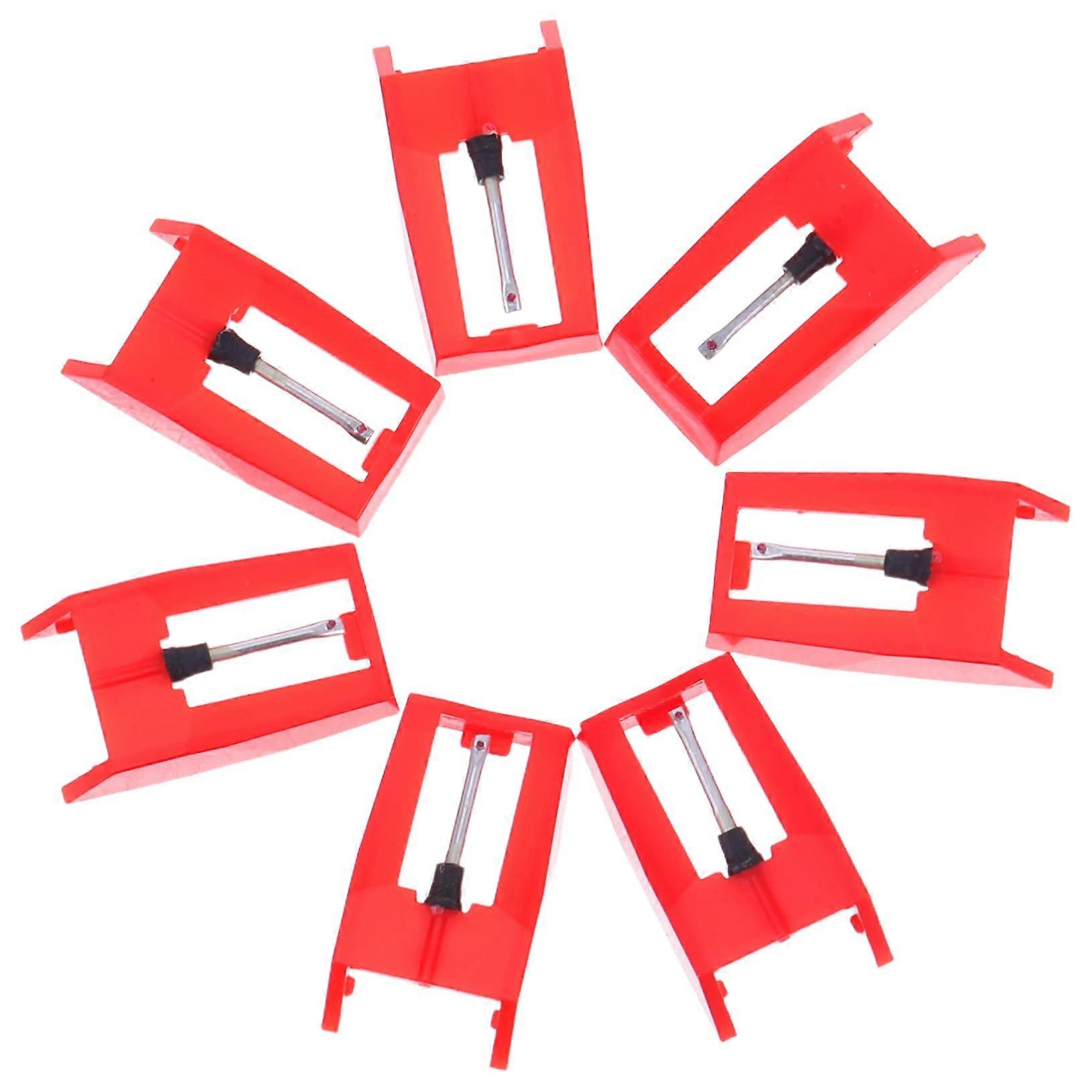 7pcs Record Player Needle Replacement with Noise Reduction Playback, Fits Various Vinyl Turntables