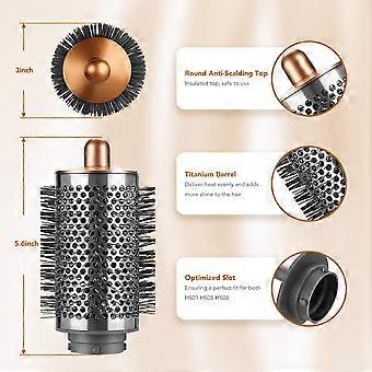 Brosse ronde large et accessoire de flux d'air pour Airwrap Styler HS01 HS05 HS08 pour lisser et boucler les cheveux