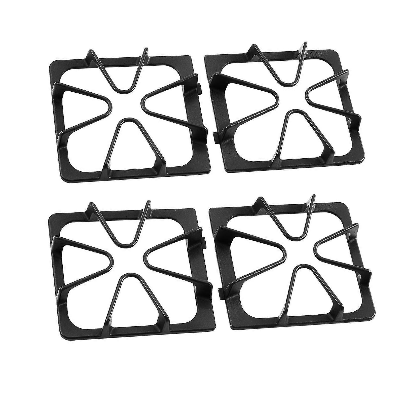 Stove Grates W10447925 Cast Iron 8.3x9in Set of 4 Replacement for Whirlpool Gas Range Burner