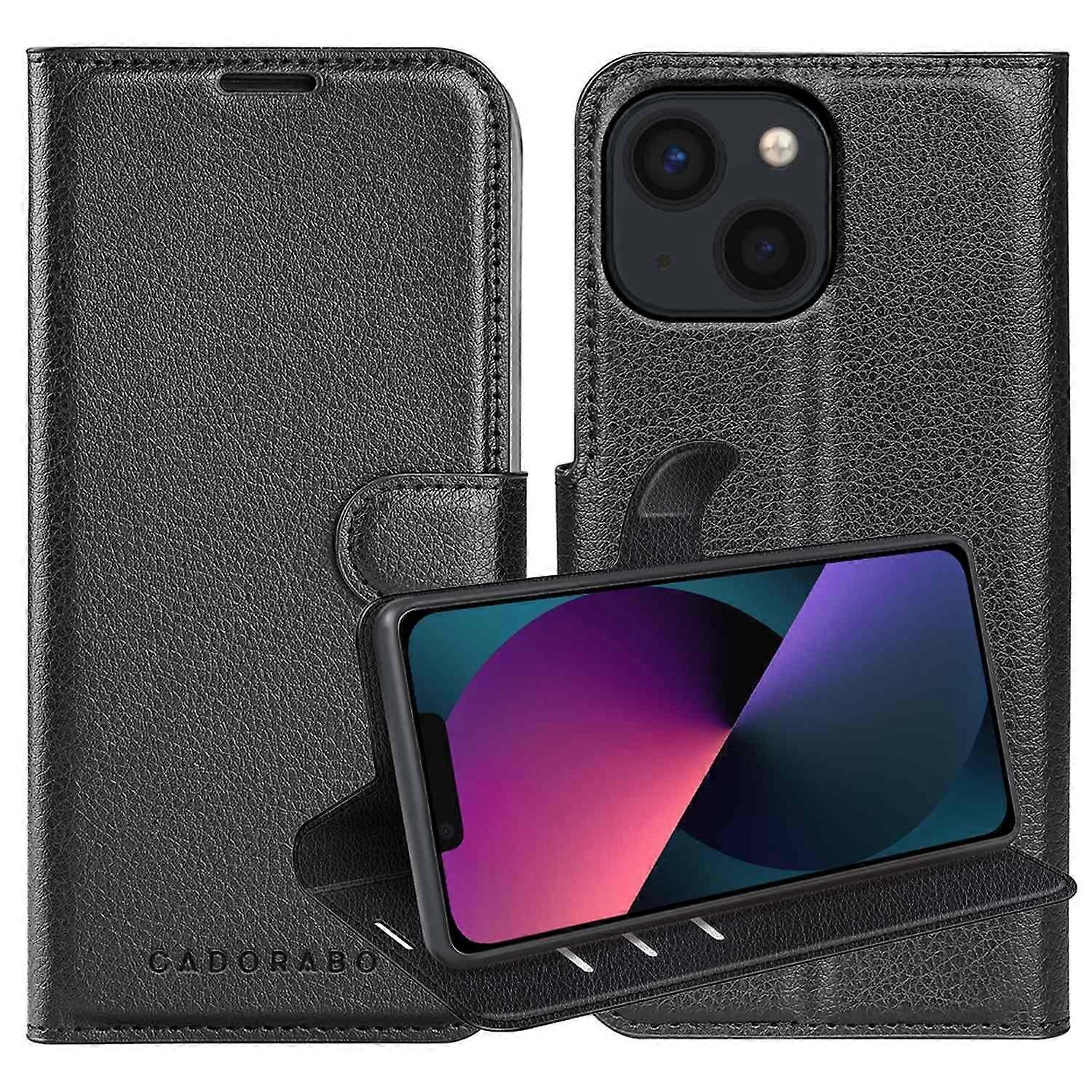 Capa para iPhone 13 MINI - Capa Protetora com Slots para Cartões e Função de Suporte