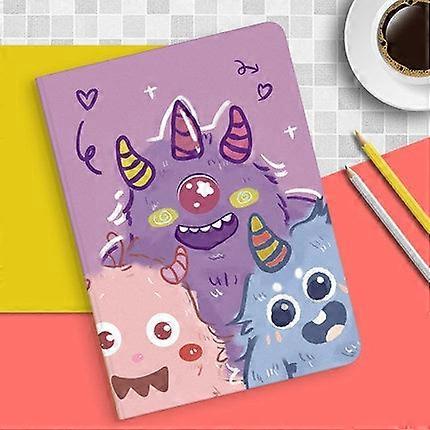 Capa estilosa para iPad 234 Mini de 23,4 polegadas com desenho fofo de vaca monstruosa