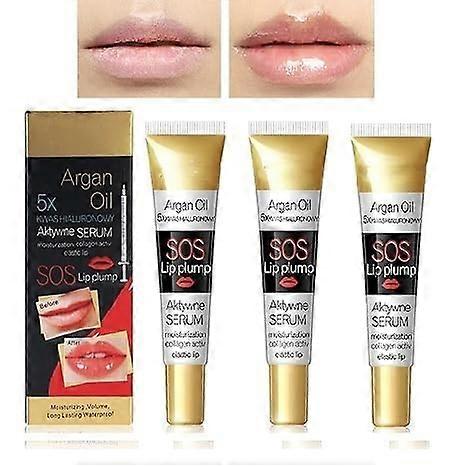 3PCS Lip Plumper Gloss Set with Instant Plumping Effect, Long Lasting Hydration, Mint