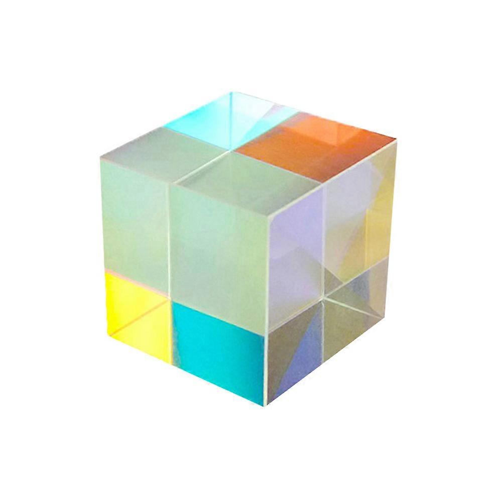 Glass Optical Cube for Dispersion 1 Piece Scientific Teaching Tool