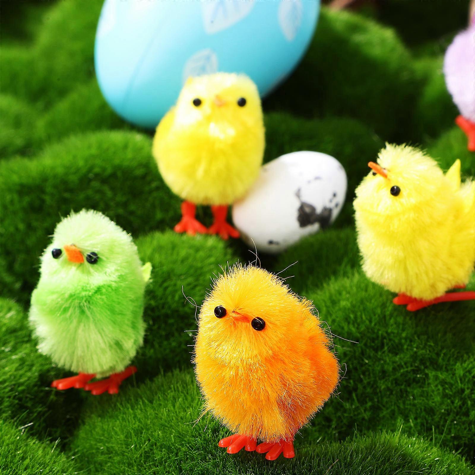 Baby Chicks Easter Decor for Decoration 8Pcs Plush Animals