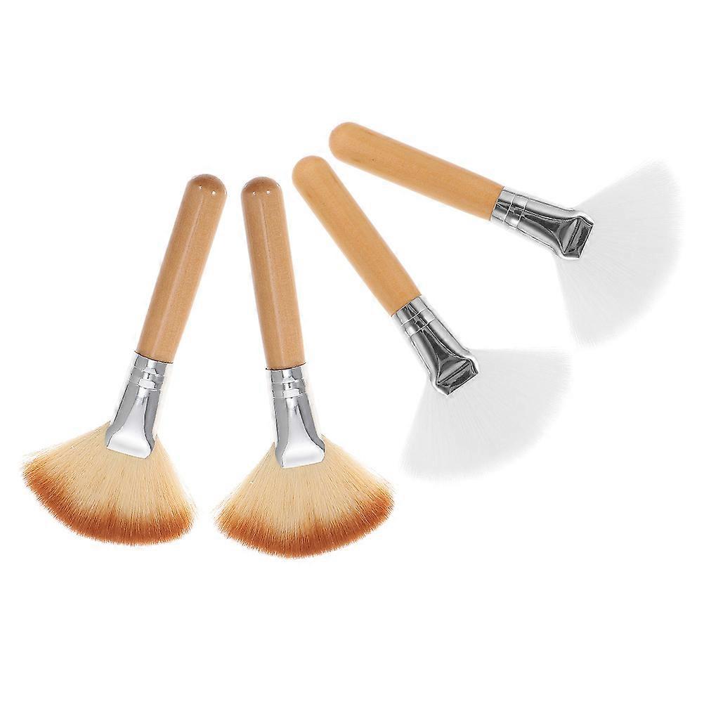 Powder Makeup Brush Set for Face with Highlighter 16Pcs Brushes