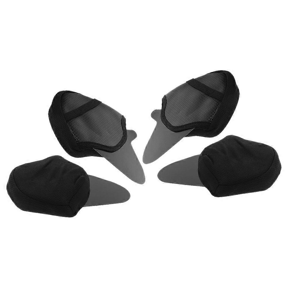 Windproof Ear Covers for Motorcycle Use 20Pcs Black Pads