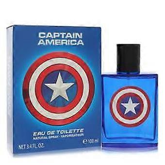  Captain America by Marvel - Eau De Toilette Spray 3.4 oz - Men 