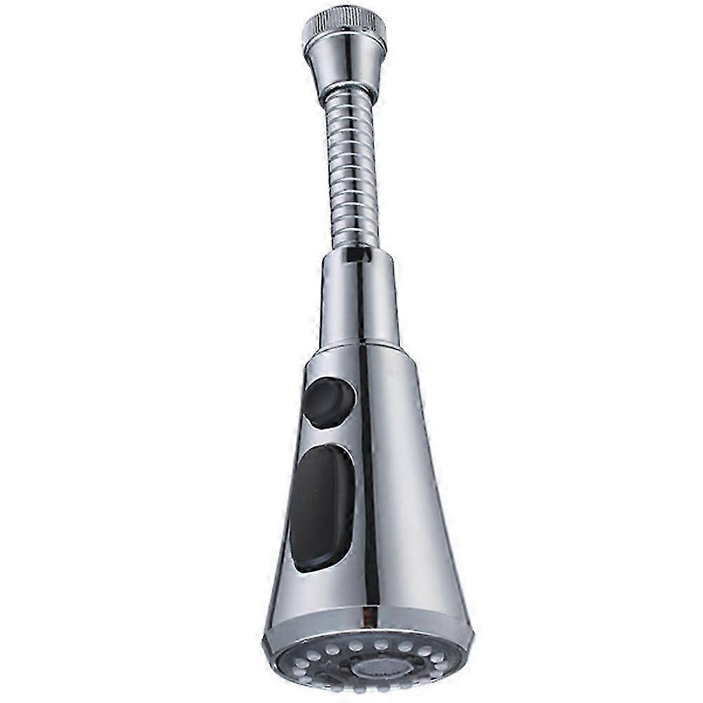 2-Pack Silver Faucet Aerator Extender for Kitchen Sink Cleaning