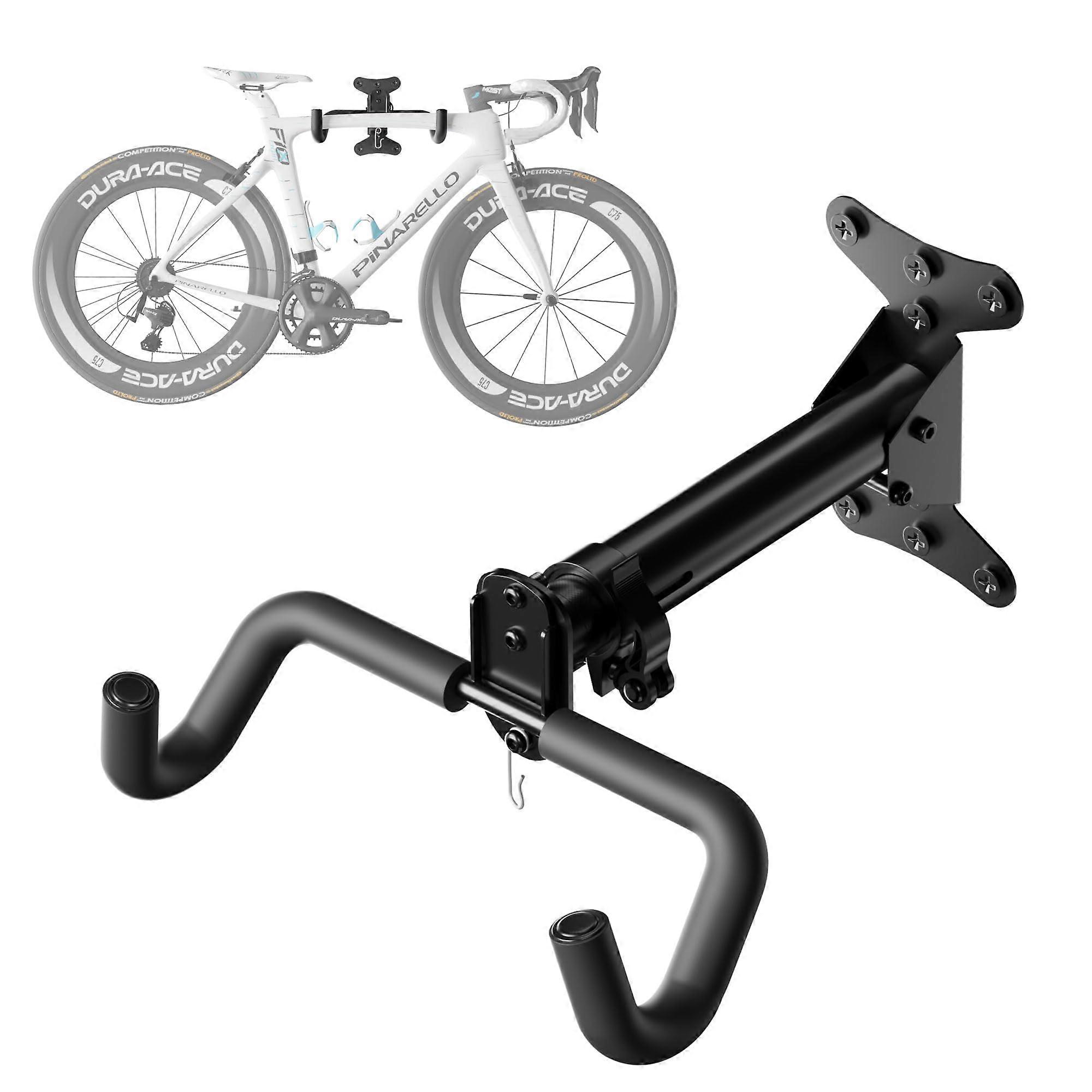 Bike Wall Mount Adjustable Horizontal Bicycle Storage Rack for Garage, SpaceSaving Metal Hook