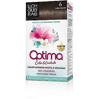 Hair colour #6-deep blond Llongueras Optima 1 unit