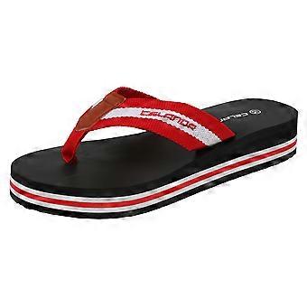 Chinelo de dedo unissex, sandália esportiva leve em espuma EVA, palmilha antiderrapante para yoga, impermeável para praia e piscina, tamanho 38 EU, preto.