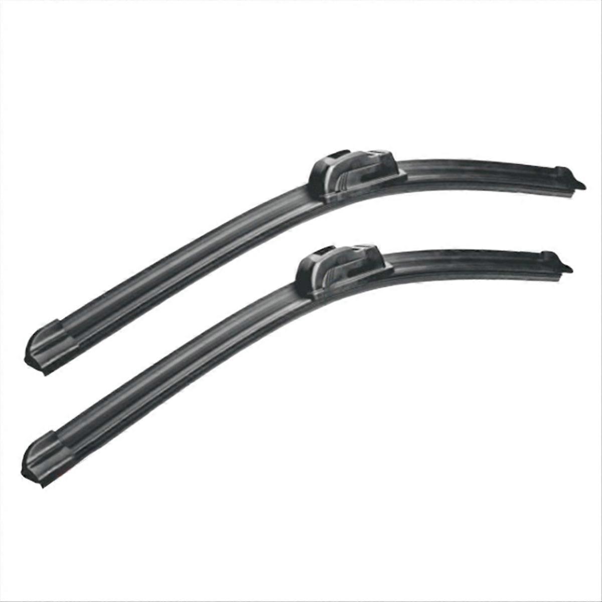 2pc Car Wiper Blades Universal U-Type Soft Rubber 19 inch