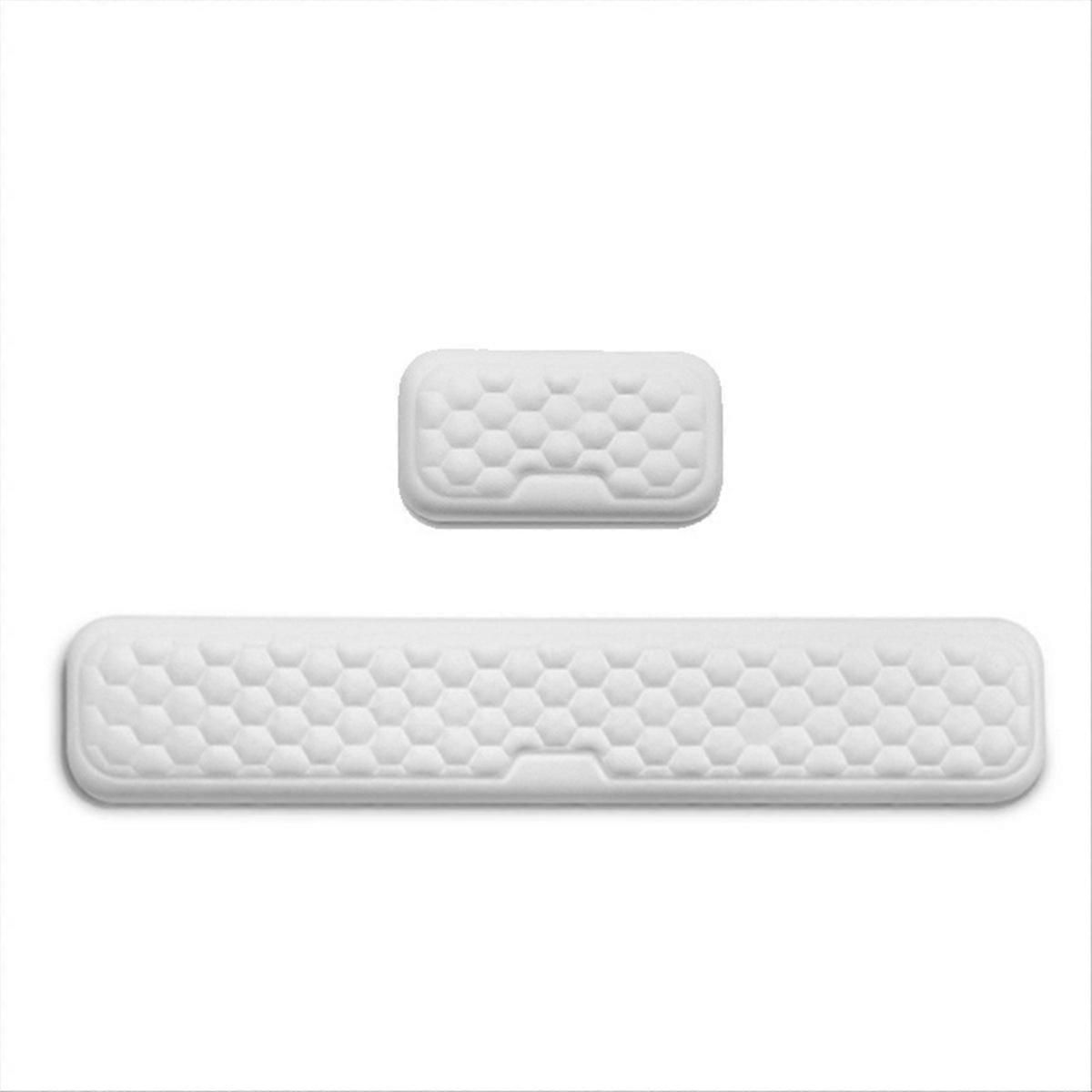 Keyboard Wrist Mouse Pad Memory Cotton Wrist Pad White