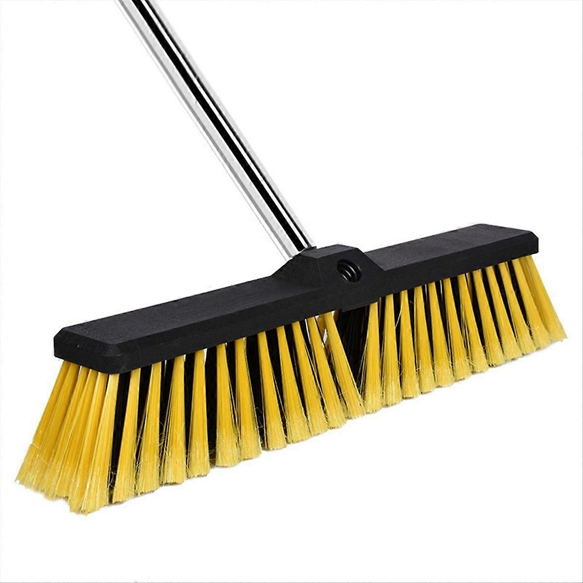 Push Broom for Outdoor,Push Brooms with 61Inch Adjustable Long Handle