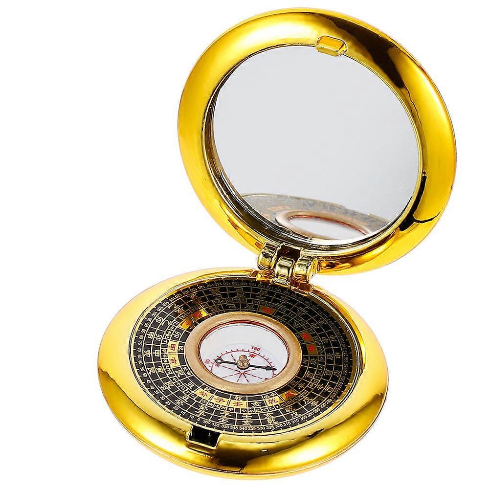 Feng Shui Pan Waterproof Compass for Decorating 1Pcs Pocket Round Camping Tool