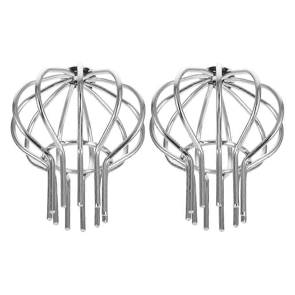 Silver Roof Gutter Leaf Strainer for Gutter Guard Filter 2Pcs Set