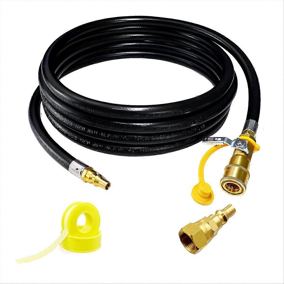 12 Ft Quick Connect Propane Hose for Rv to Grill