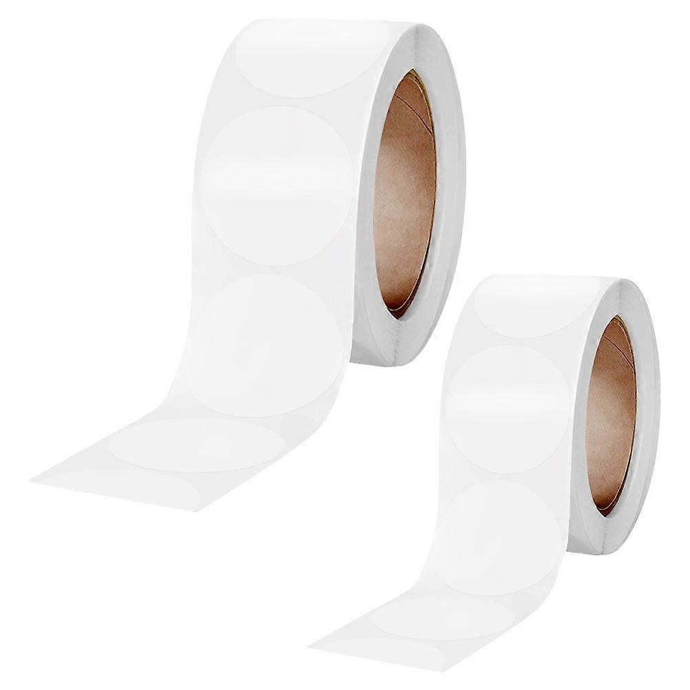 Transparent Round Sealing Sticker for Gift Wrapping 4 Rolls Adhesive Labels