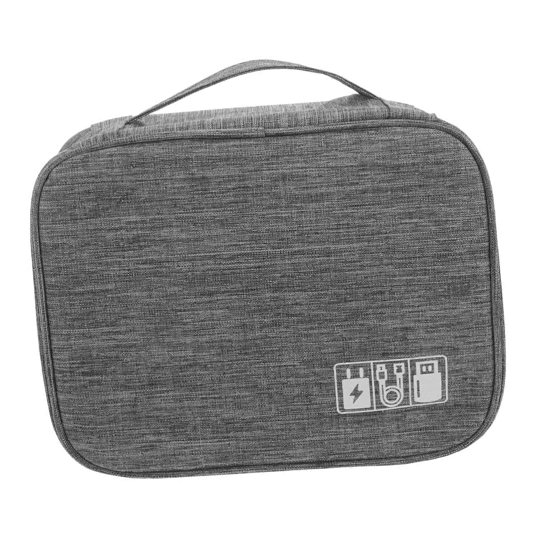 Electronics Organizer Bag for Travel with MultiDevice Storage and Durable Cable Management Case