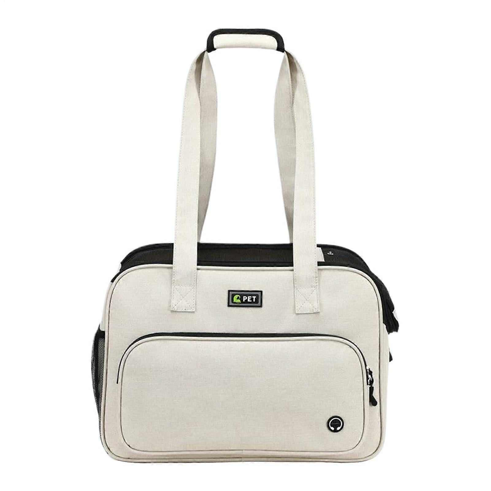 Small Dog Carrier Purse with Breathable Mesh Design, ShapeRetaining Structure and MultiPocket Storage