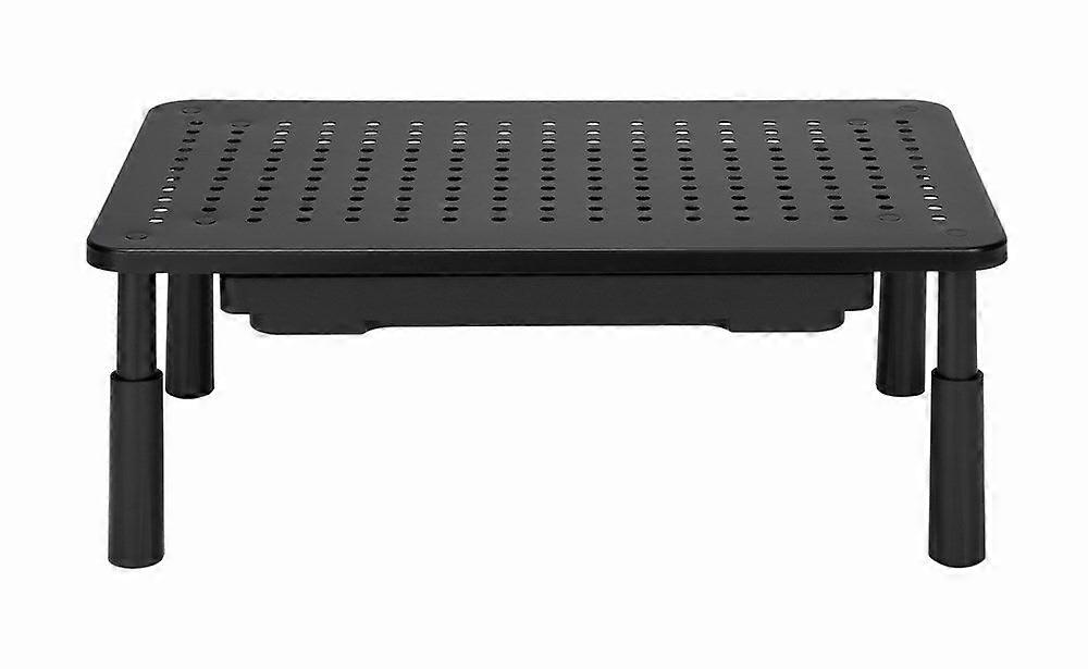 Support de moniteur réglable Gembird Ms-table-d-01 avec tiroir (rectangle)