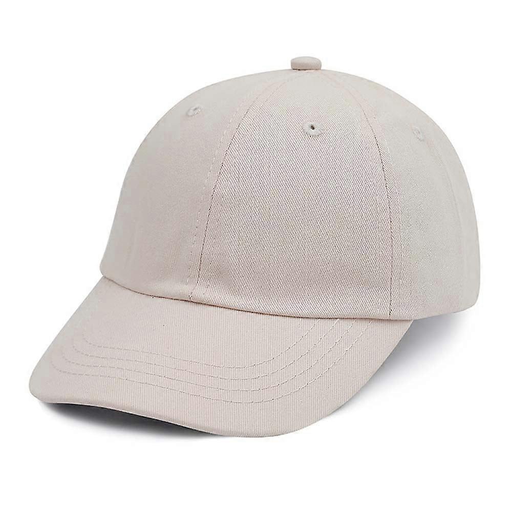 Children's Baseball Cap, Solid Color Flat Brim Sun Hat