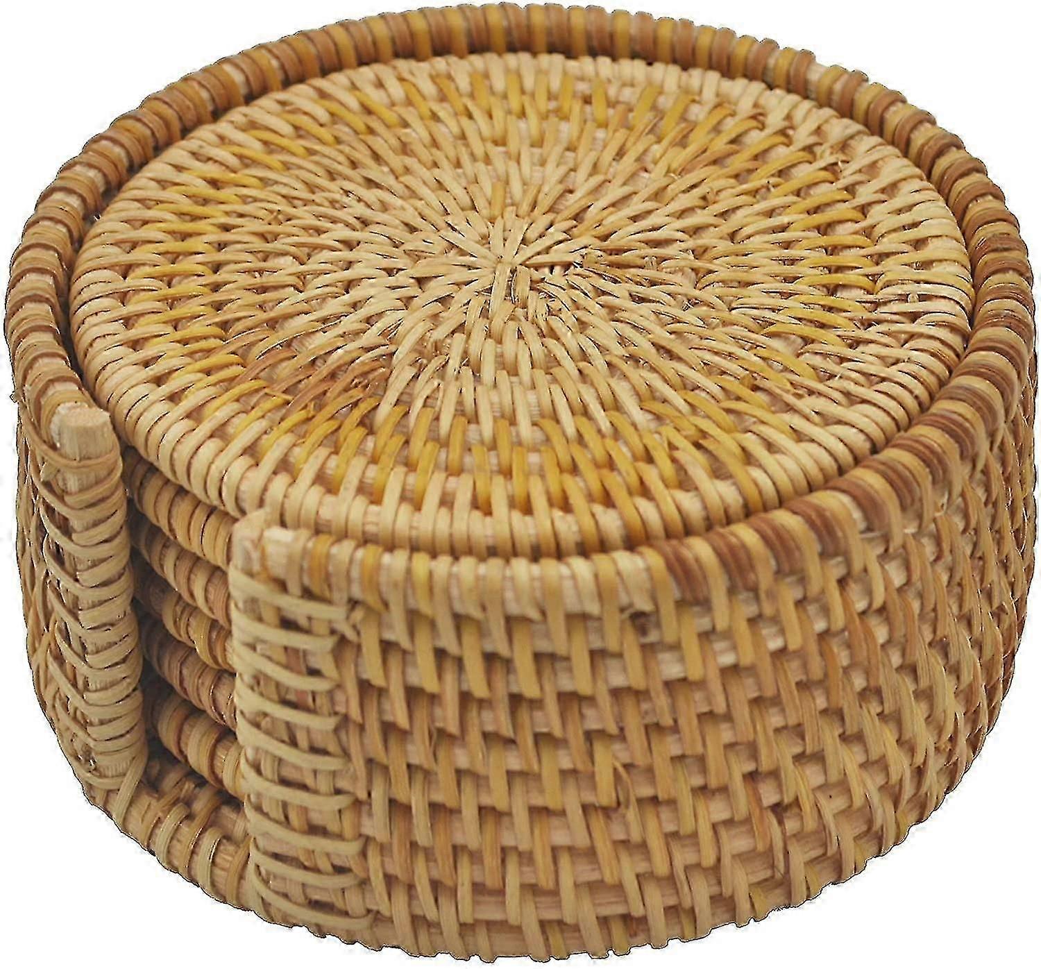 Rattan Coasters,tylish Handmade Braided Coasters