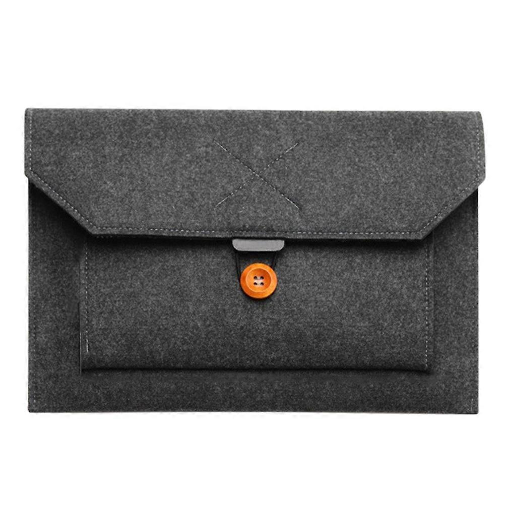 Vilten laptoptas, computertas, zwarte laptoptas
