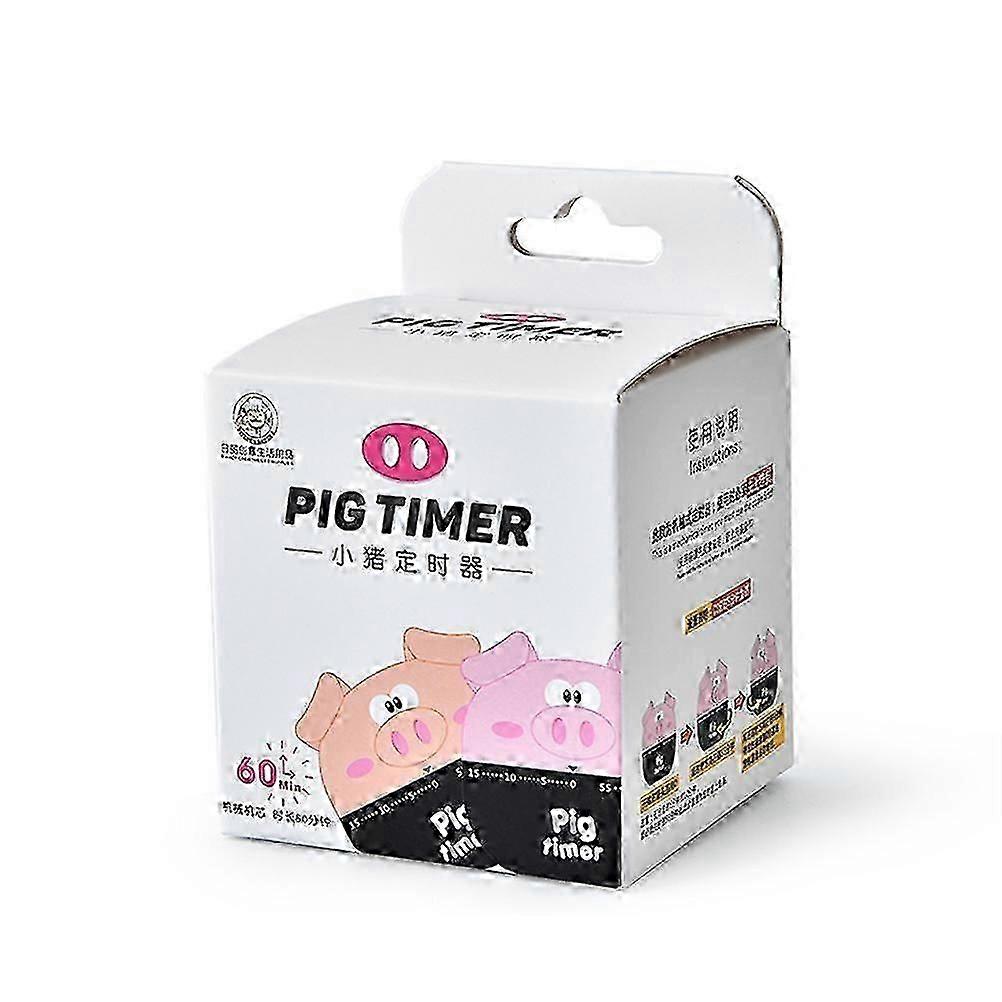 Kitchen Timer Khaki Pig Shaped Mechanical Timer for Cooking 1 Piece