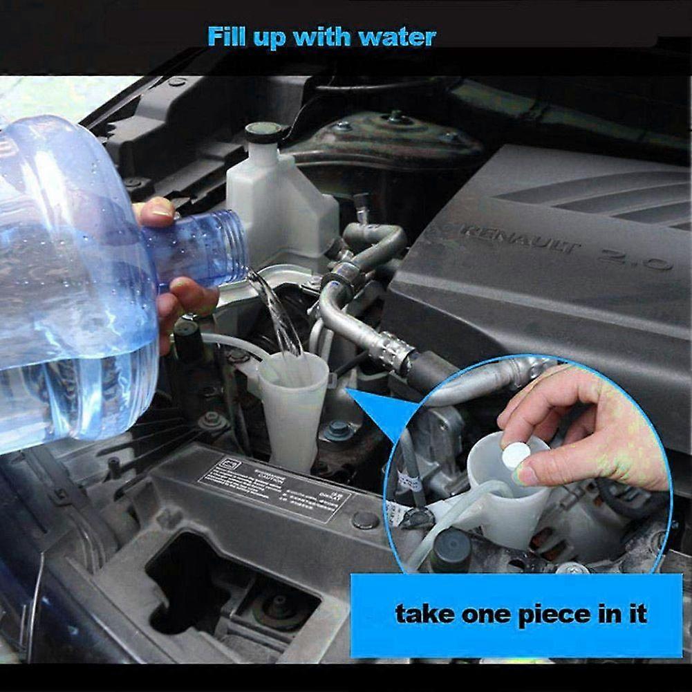 30Pcs Car Blue Windshield Washer Cleaning Solid Effervescent Tablets Accessories