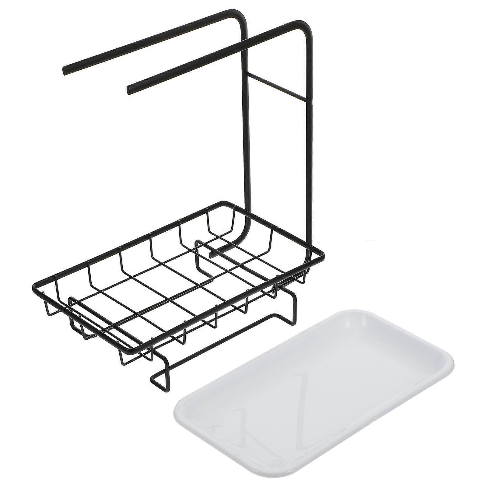 Kitchen Sponge Rack Carbon Steel Rack for Storage Use 1Pcs
