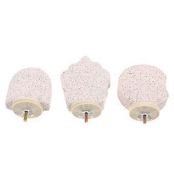 3pcs oiseau perchoir se tient bec meulage pierre perroquet Calcium perchoir pied griffes tondeur Perruche plate-forme perroquet jouets à mâcher pour inséparable calopsitte conure
