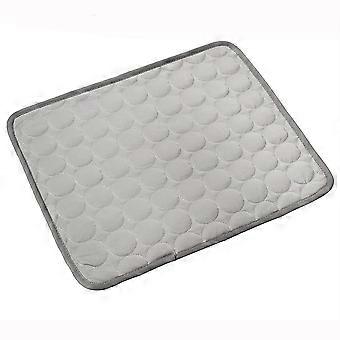 Summer Pet Cooling Pad Cool Mat Sleeping Mat Heat Dissipation Pad Simple Ice Seat Cushion For Cat Dog (size 2xl, Gray)