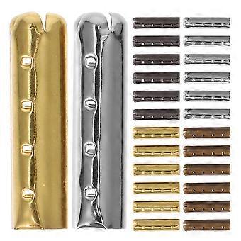 40pcs Metal Shoelaces Tips Shoelaces Ends Heads Metal Shoelace Repairing Aglets Replacements Shoe Lace Ends Tips Shoelaces Part