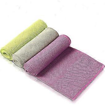 Cooling Towel 3Pcs 100x30cm Microfiber Instant Cooling Relief, Reusable Sports Towel for Gym, Yoga, Running, Outdoor Activities