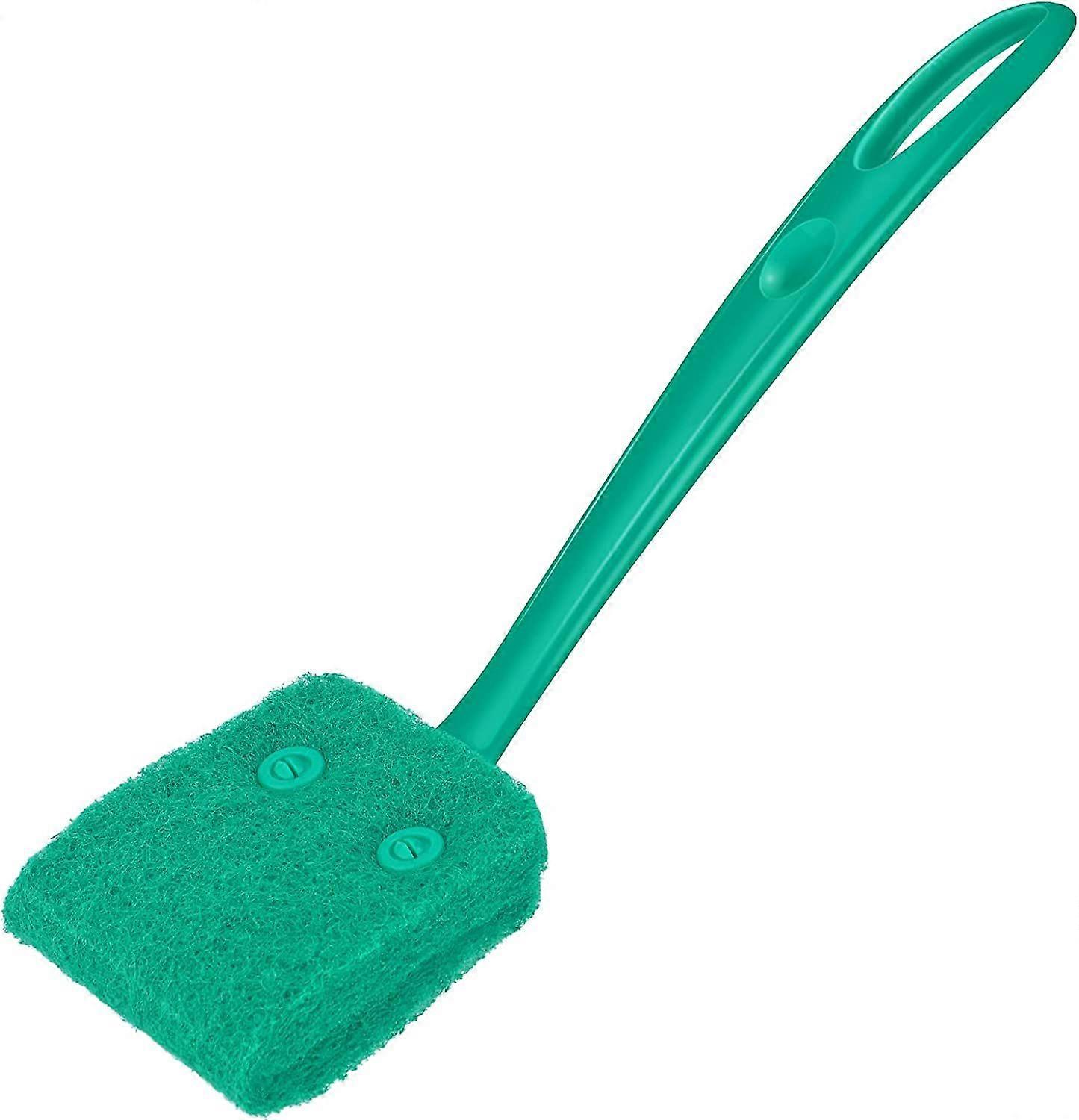 Aquarium Algae Scraper Double Sided Scrubber with 25cm Non-Slip Handle