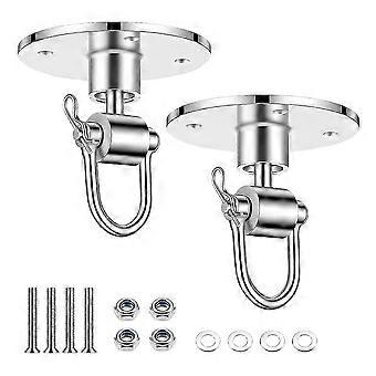 2 Pack Speed Bag Swivel Kit 360 Ball Bearing Speed-Bag Mount Boxing Speedbag Swivel compatible with Home Gym