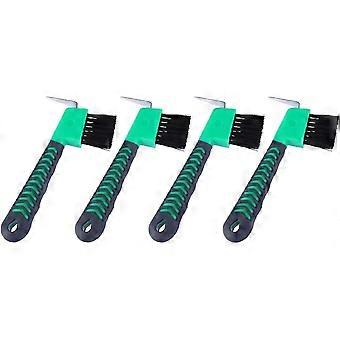 Horse Cleaning Tool With Soft Touch Rubber Handle (green) (4pcs)