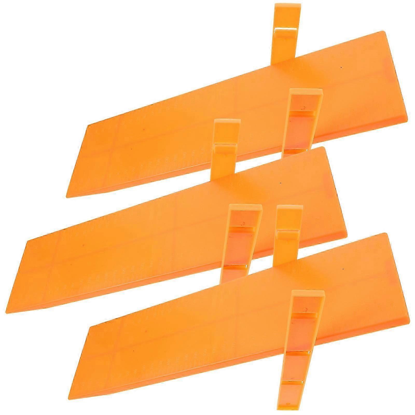Inclined Plates Plastic Slopes for School Teaching Physics Experiment 3Pcs Set