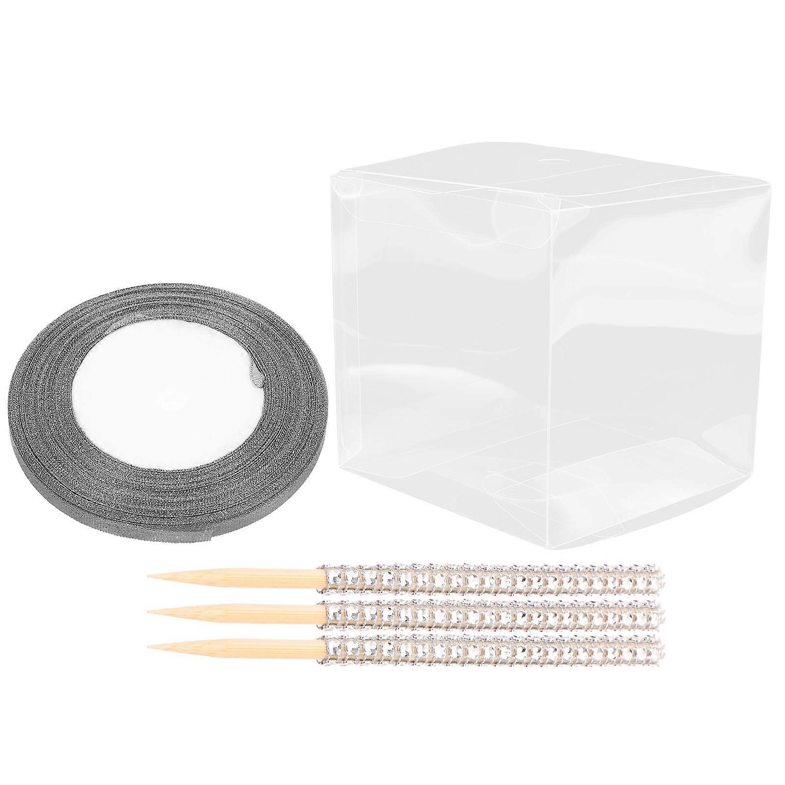 Stick Gift Boxes for Packaging 1Set Transparent Candy Box for Wedding
