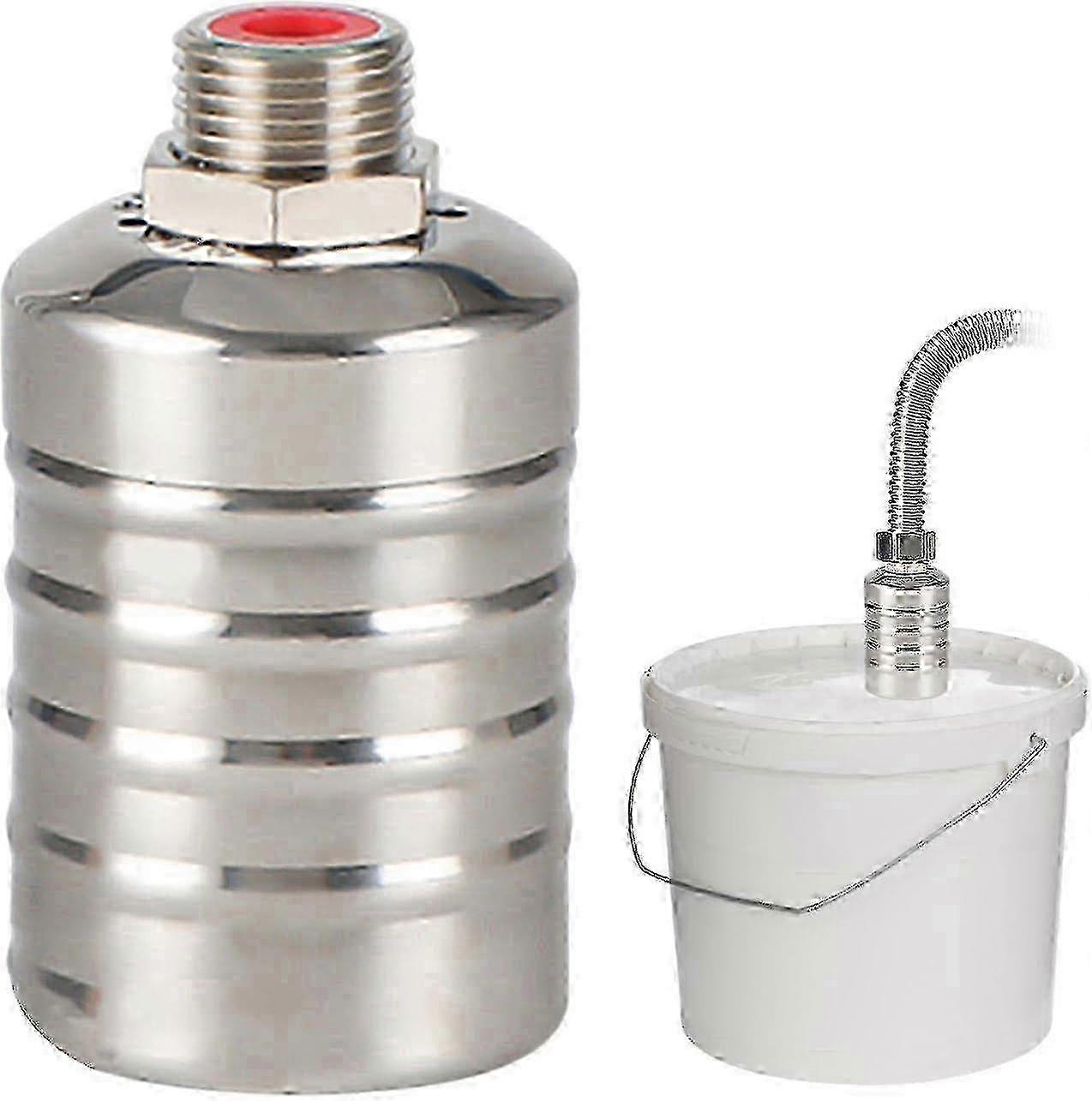 Automatic Water Level Controller 304 - Fountain Float with Integrated Filter System to Prevent Clogging in Storage Pools