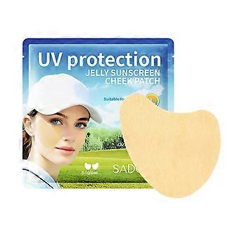 5-Pair Outdoor UV Protection Face Patches, Hydrating Sunscreen Jelly Cheek Patches for Golf, Moisturizing & Lifting Skin Care