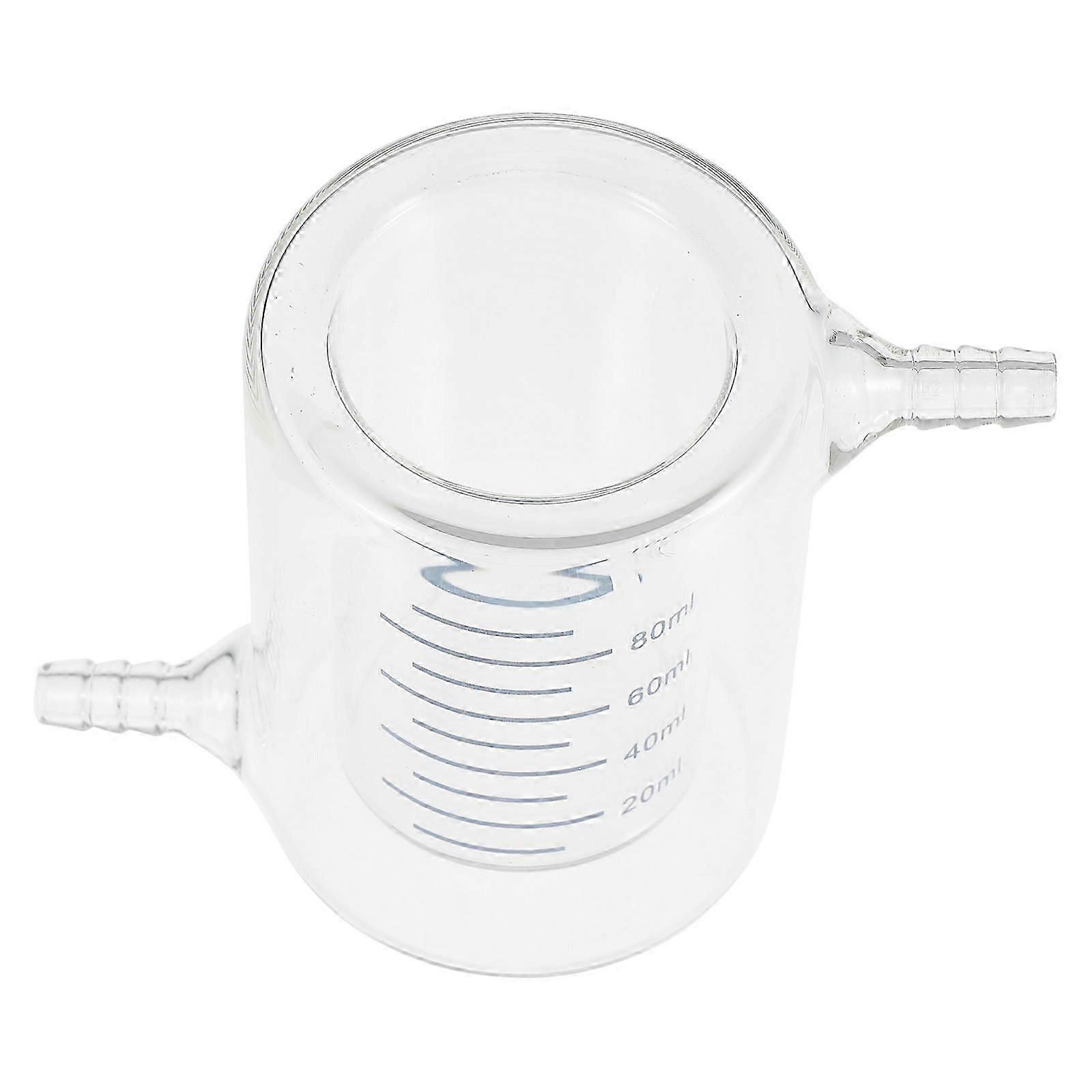 Double Layer Glass Beaker for Laboratory & School Experiments, 1Pcs